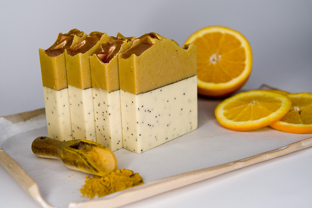 Orange turmeric soap Artisan Soap Works