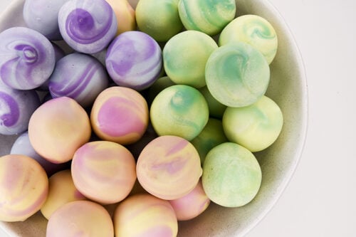 Soap marbles