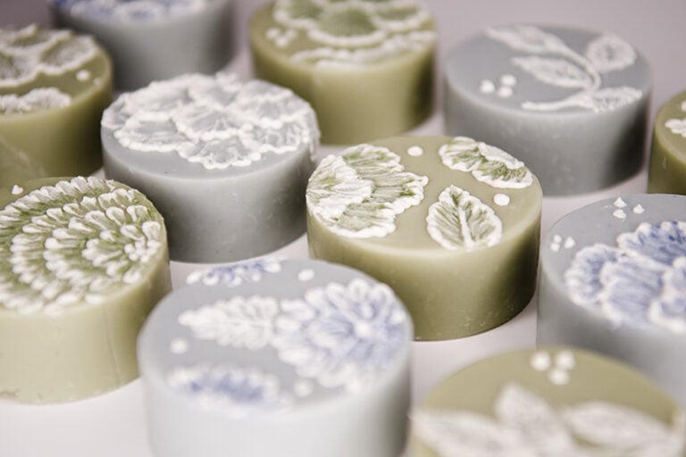 brush embroidery soap