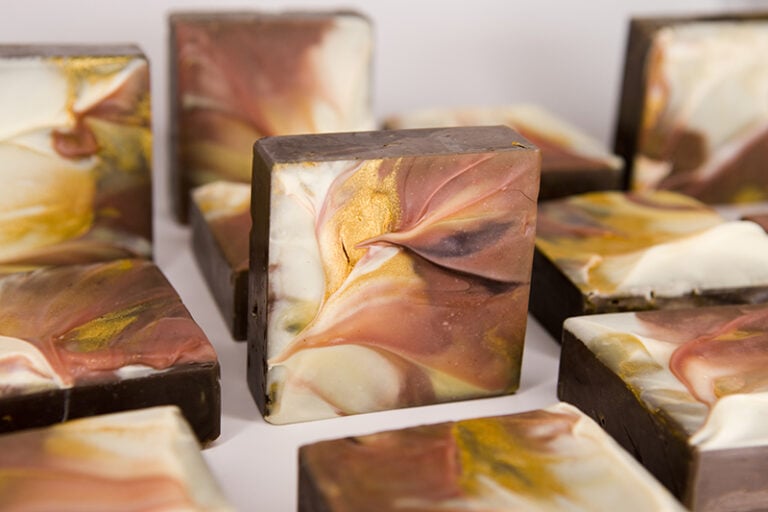 of the earth marbled soap_