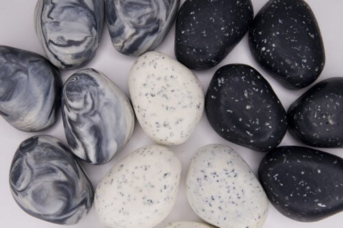 River pebbles soap