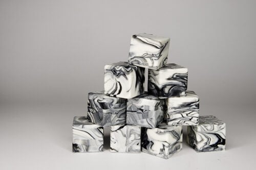 Stormy sky mini cube soap