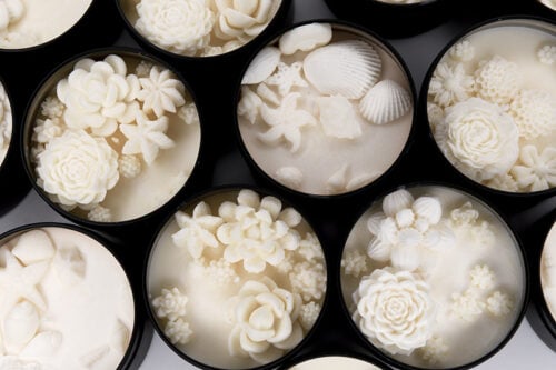 Soy wax candle tins