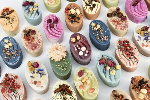 Mini oval soap