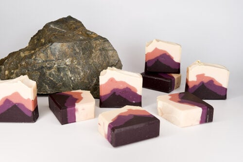 Mountain ranges soap - seconds